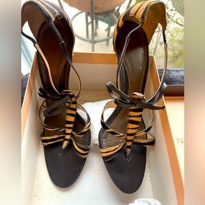 Panther upper leather lower seek sexy heel